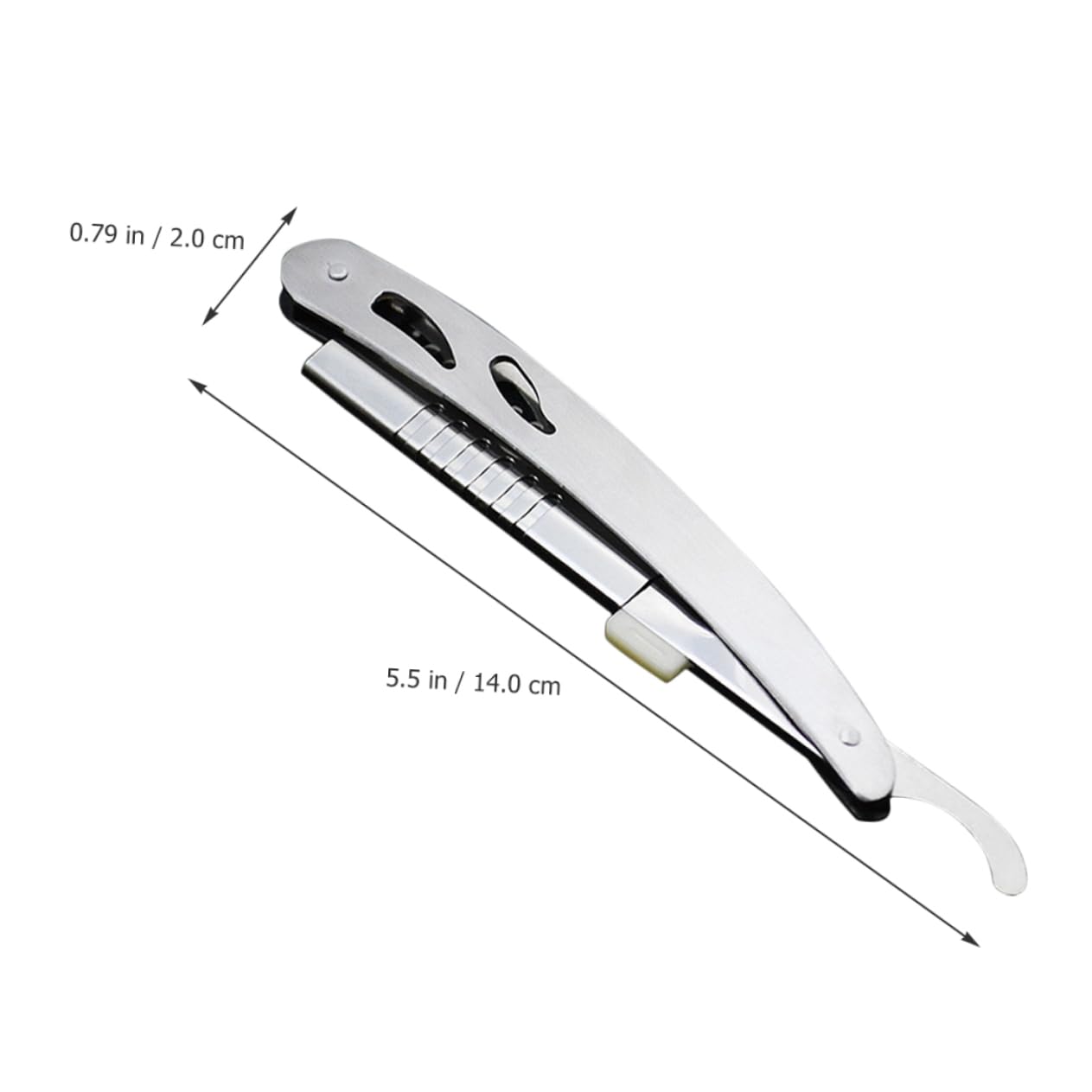 NIYANGLE Stainless Steel Manual Shaver Blade Holder for Men Barber Razor Blades Stand Sturdy Metal Shaving Supply Compatible Manual Razors Beauty and Personal Care NIYANGLE