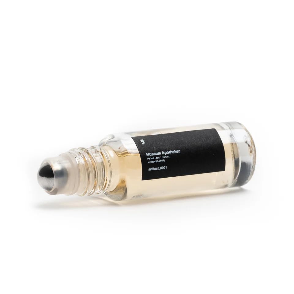 Museum Apotheker Artifact 0001 Luxury Roll On Parfum - Black Smoke, Mahogany Vanilla, Leather & Tonka Bean - Long Lasting Travel Perfume for Men Beauty & Personal Care Museum Apotheker