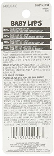 Maybelline New York Baby Lips Crystal Lip Balm, Crystal Kiss, 0.15 Ounce Beauty & Personal Care MAYBELLINE