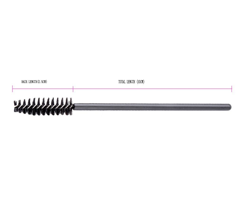 Xiaoyu 100PCS Disposable Mascara Wands Eyelash Applicator Eyebrow Brush - White Beauty & Personal Care XIAOYU