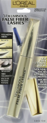 L’Oréal Paris Voluminous False Fiber Lashes Mascara, Blackest Black, 0.34 fl. oz. Beauty & Personal Care L'Oreal Paris