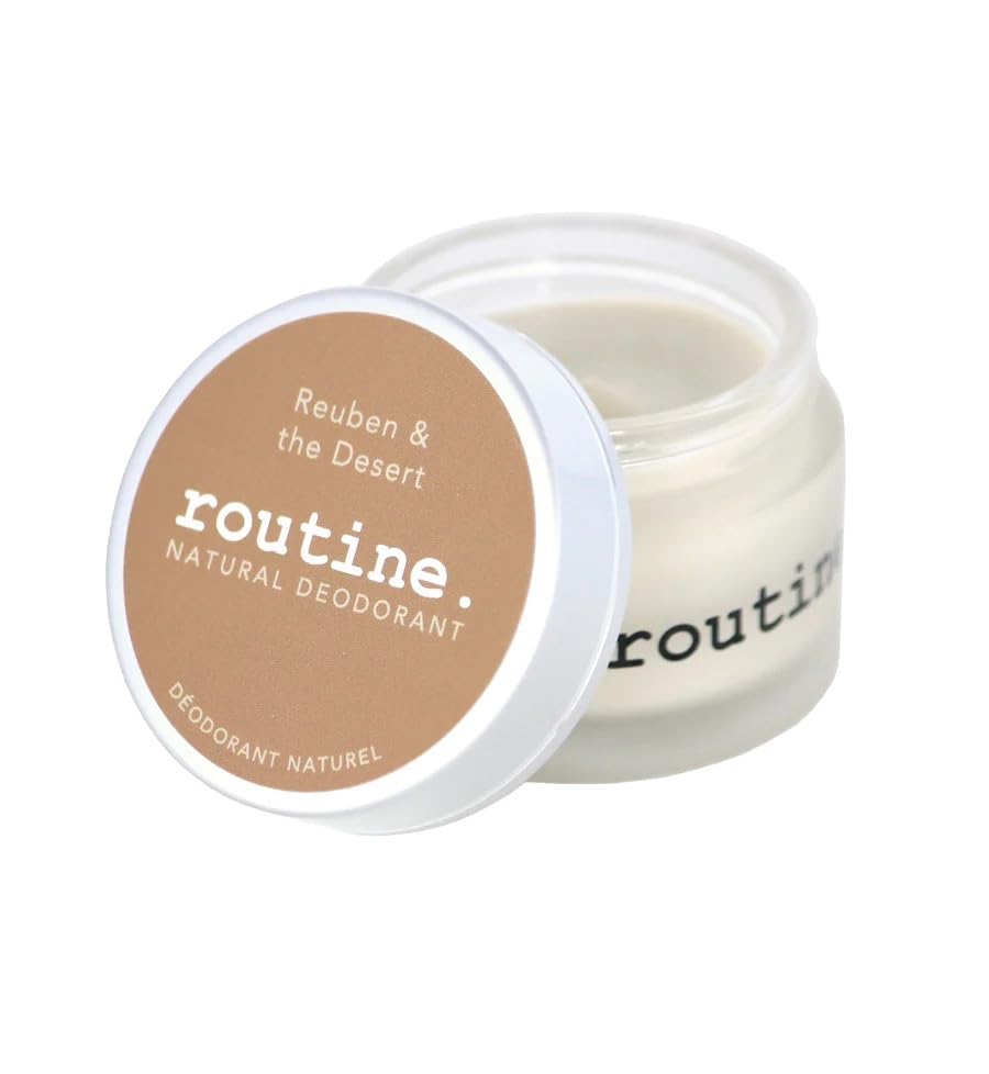Routine. Natural Deodorant Reuben & The Desert Deo Jar - 2 Fluid Oz. - Extra Sensitive Skin Formula - Aluminum Free Natural Deodorant For Women & Men Beauty and Personal Care Routine