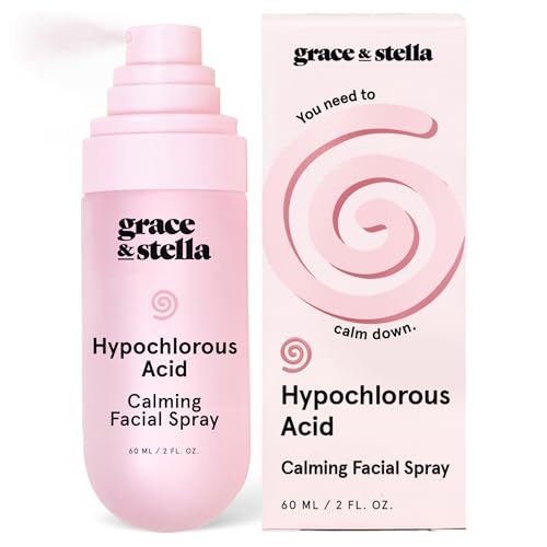 grace & stella Hypochlorous Acid Spray for Face - Body Acne Spray - Gentle Face Mist to Calm Redness & Flare-Ups Back Acne - Soothing Facial Mist Beauty and Personal Care grace & stella Default Title
