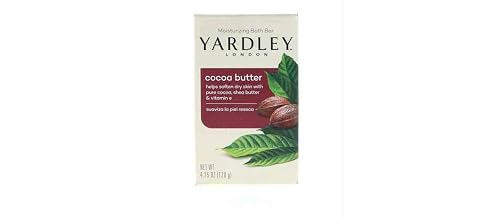 Yardley Moisturizing Bar Cocoa Butter 4.0 oz (Pack of 3) Beauty & Personal Care Yardley