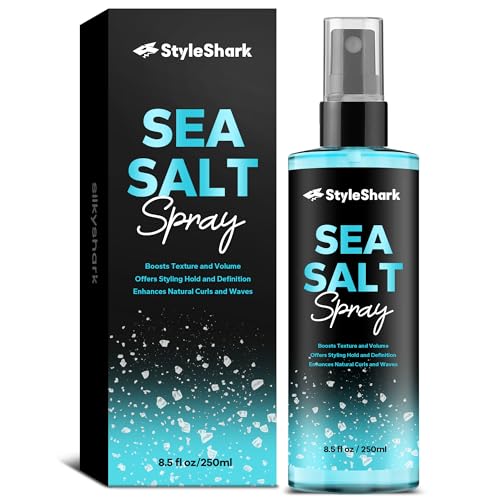 StyleShark Sea Salt Spray for Hair Men & Women (8.5 Fl Oz), Sea Salt Spray for Men, Beach Wave & Volumizing Texturing Sprays to Add Volume & Texture Beauty & Personal Care StyleShark