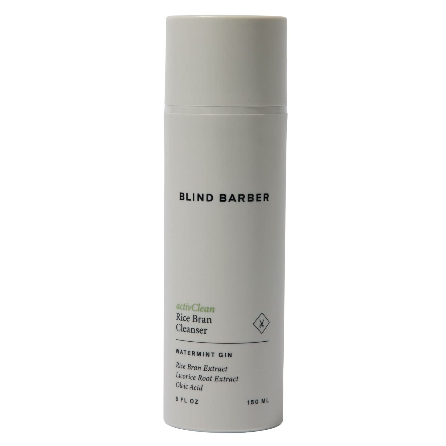 Blind Barber activClean Rice Bran Daily Face Cleanser for Men - Hydrating Foaming Facial Cleanser with Rice Bran Extract & Oleic Acid (5oz / 150ml) Beauty & Personal Care Blind Barber
