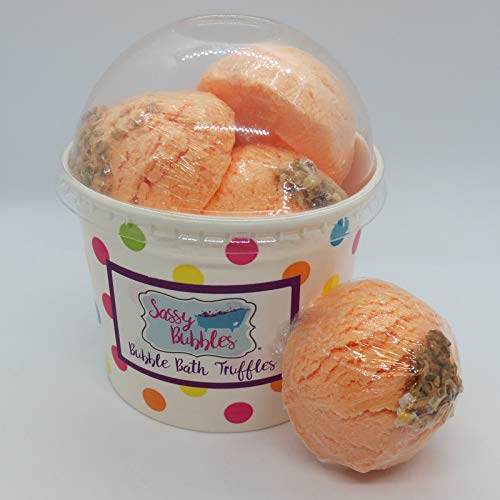 Mango Mandarin Bubble Bath Truffles, 5 pack by Sassy Bubbles Beauty and Personal Care Sassy Bubbles