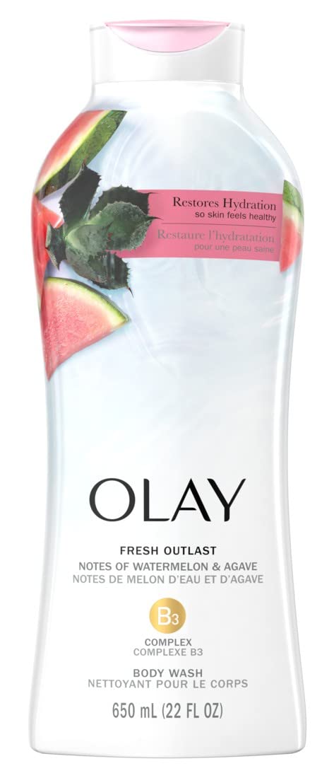 Olay Body Wash Fresh Water Melon And Agave 22 Ounce (Pack of 2) Beauty & Personal Care Olay