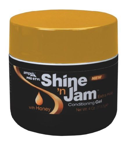 Ampro Shine 'n Jam Conditioning Gel, Extra Hold 4 oz (Pack of 2) Beauty & Personal Care AmPro