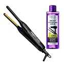 RED by KISS 2 Pcs Styling Set, 0.3” Ceramic Tourmaline Pencil Flat Iron & 6 Fl Oz Heat Protectant Hair Serum with Castor & Coconut Oil, for Edges Beauty & Personal Care Red by Kiss