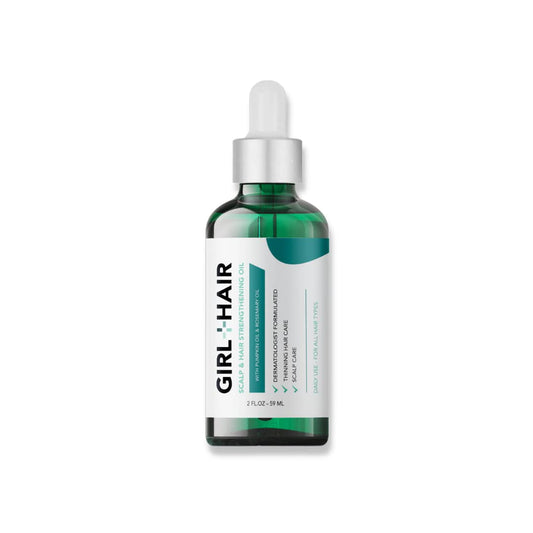 G+H Strengthening Oil | Promotes Thicker, Fuller Hair & Healthy Scalp | With Pumpkin & Rosemary for Healthy Hair | For All Hair Types (2 fl oz) Beauty & Personal Care GIRL+HAIR
