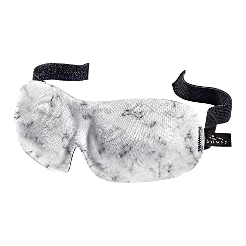 Bucky 40 Blinks No Pressure Printed Eye Mask for Travel & Sleep, Marble, One Size Beauty & Personal Care Bucky