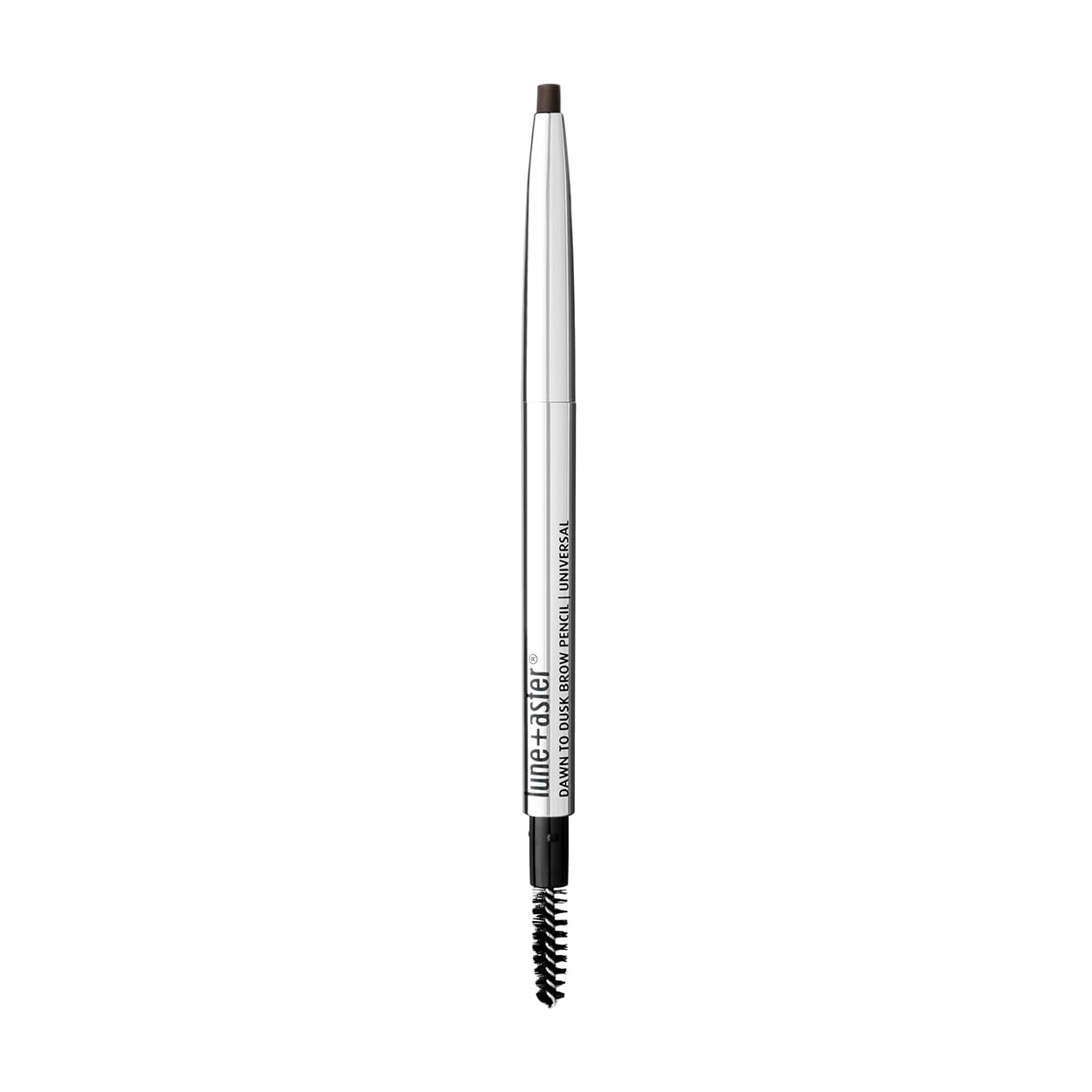 Lune+Aster Brow Pencil | Universal Eyebrow Pencil With Spoolie Brush. Longwear Formula. No Sharpening Required. Vegan & Gluten Free - Brown Beauty & Personal Care Lune+Aster