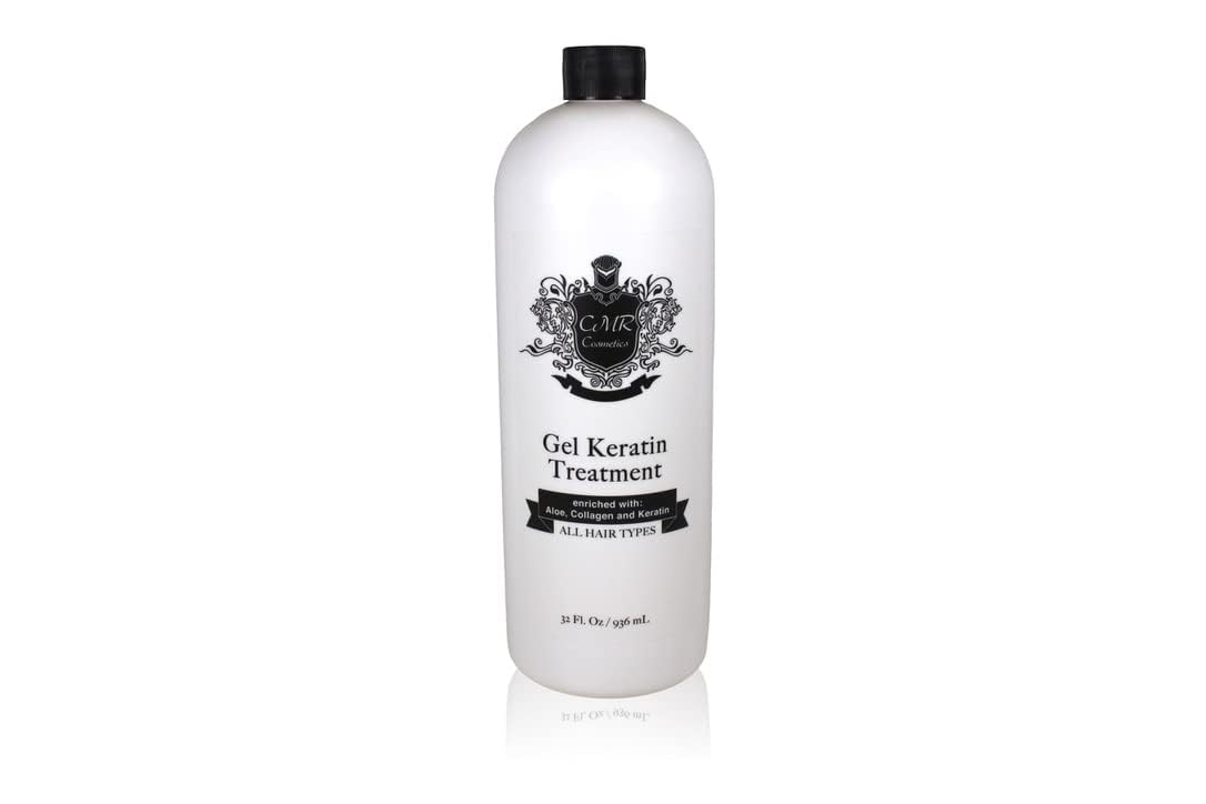 CMR Cosmetics Brazilian Keratin Hair Treatment Gel - Straightening, Smoothing & Repairing Formula, Adds Volume & Gloss, Reduces Frizz, Preserves Beauty & Personal Care CMR Cosmetics