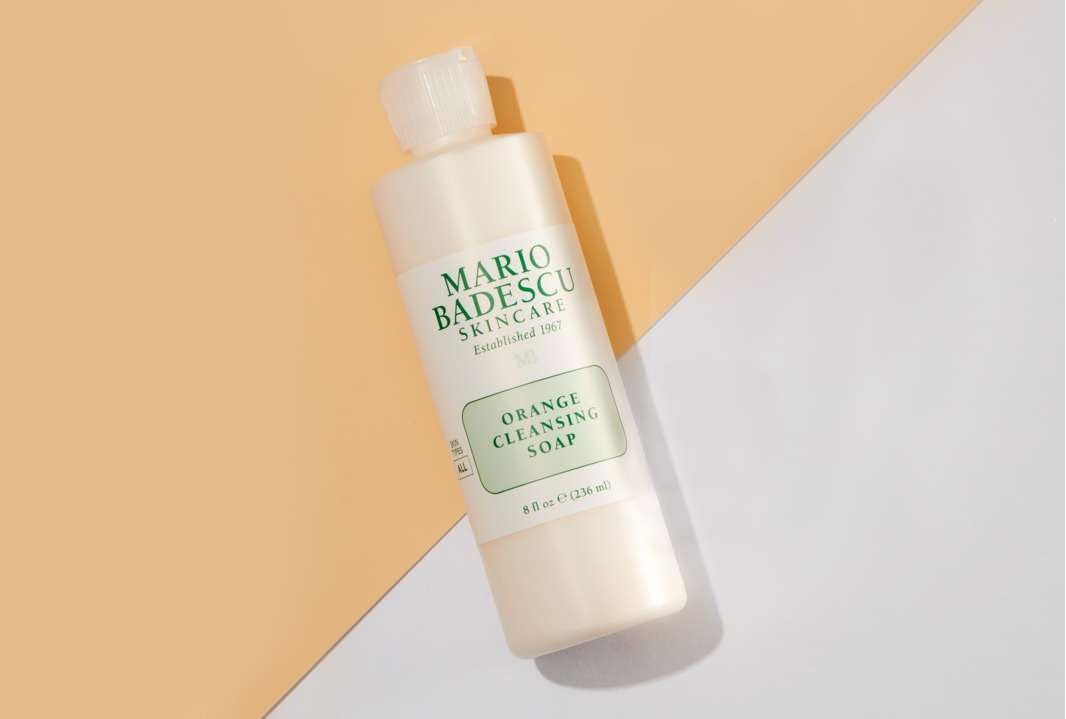 Mario Badescu Orange Cleansing Soap - Cream Face Cleanser and Exfoliator Enriched with AHA - Oil Free Face Wash for Combination or Dry Skin - Mild Beauty & Personal Care Mario Badescu