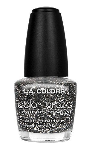L.A. COLORS Color Craze Nail Polish, Sparkling Diamonds CNP446 Beauty & Personal Care L.A. COLORS