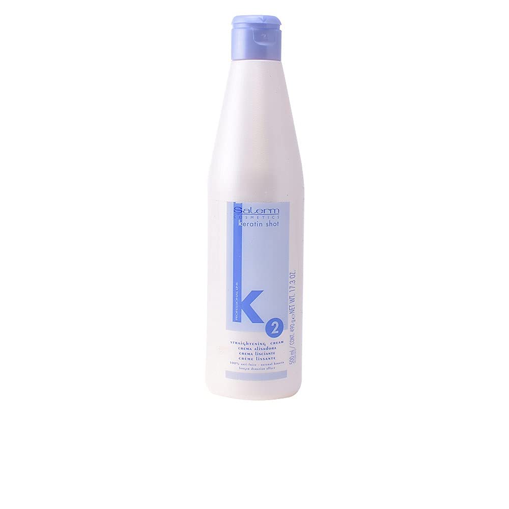 Salerm Keratin Shot 2 Smoothing Semi-permanent straightening Cream, 17.3 Ounce Beauty & Personal Care SALERM