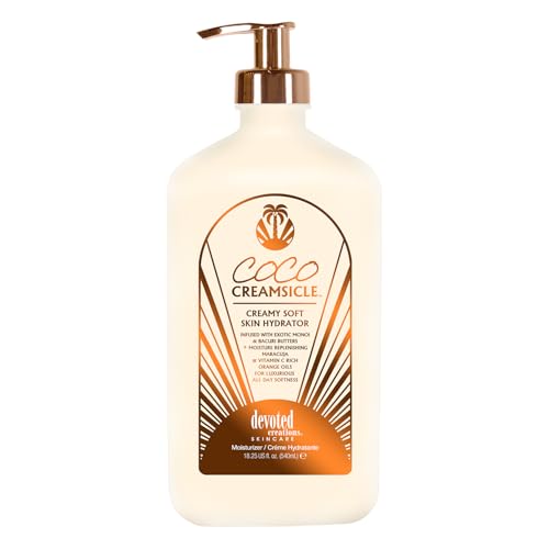 Devoted Creations Coco Creamsicle - Ultra Hydrating Creamy Soft Skin Hydrator Luxurious Whipped Body Moisturizer Beauty & Personal Care Devoted Creations