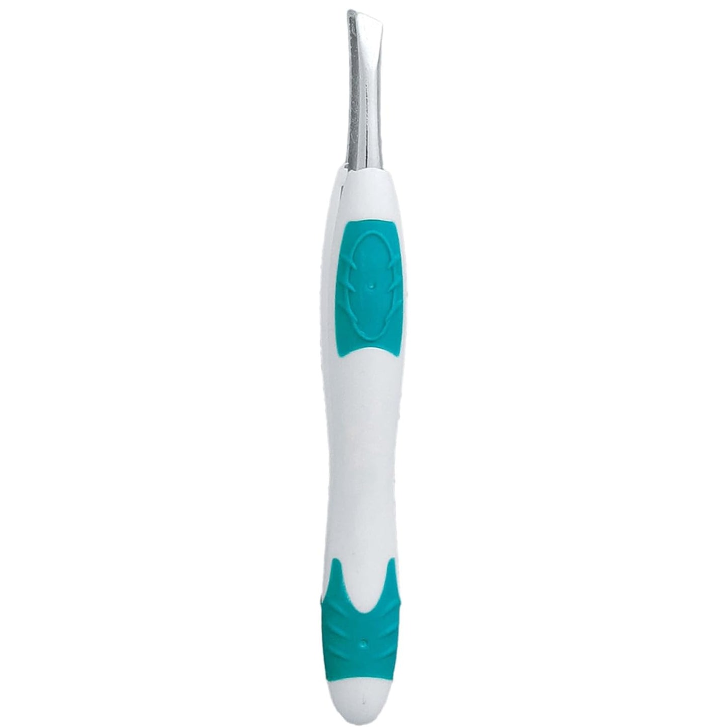 LEADER Tweezers Slant Tip Precision, Easy Grip, Non-Slip Rubber, Stainless Steel, Great Precision for Eyebrows, Facial Hair, Splinter and Ingrown Hair Beauty & Personal Care Leader