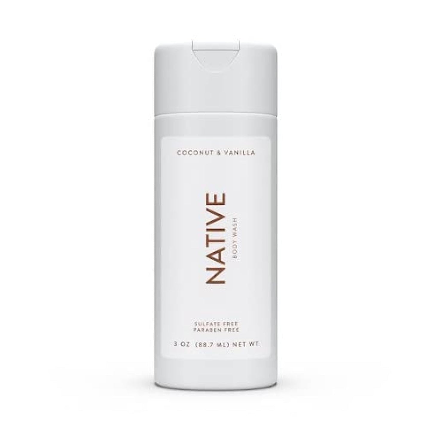 Native Coconut & Vanilla Body Wash 3 oz Travel Beauty & Personal Care A BESOS ENTIENDO
