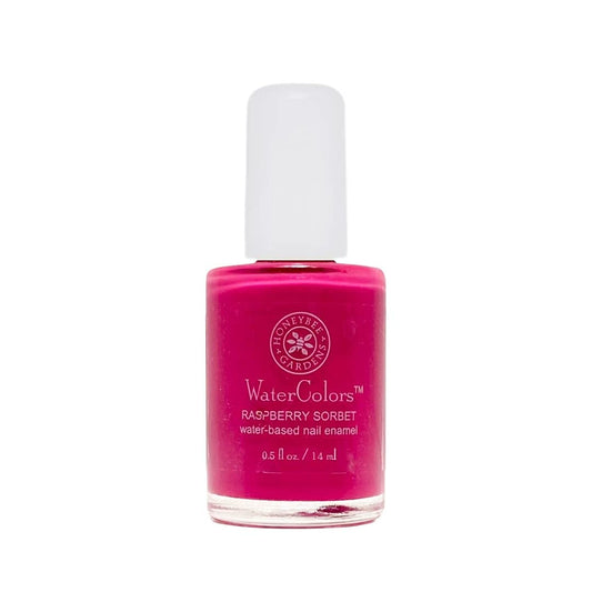 Honeybee Gardens Water-Based Nail Enamel: Eco-Friendly, Odorless & Vibrant - Raspberry Sorbet (Rich Bright Raspberry), 0.5 fl oz Beauty & Personal Care Honeybee Gardens