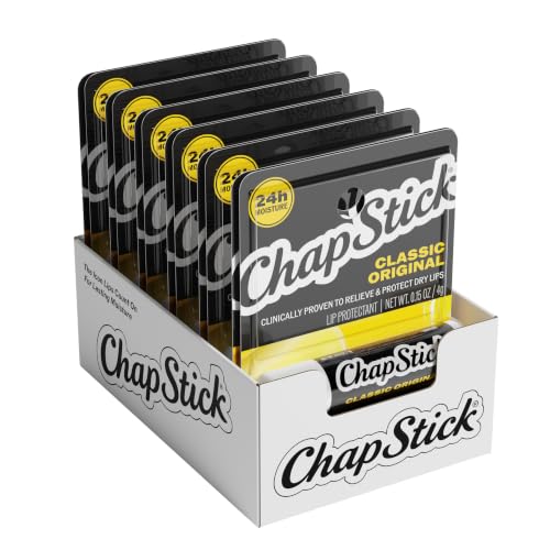 ChapStick Classic Original Lip Balm Tubes, Lip Care - 0.15 Oz (Pack of 12) Beauty and Personal Care ChapStick