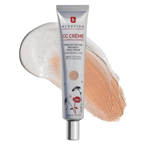 Erborian Color Correcting CC Cream with Centella Asiatica, Fair (Clair) - Light Multi-Purpose Facial Concealer with Illuminating Finish Soothes Beauty and Personal Care Erborian Default Title