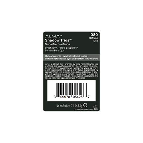 ALMAY Shadow Trio Eyeshadow Palette, Caffeine Kick, 0.19 Ounce