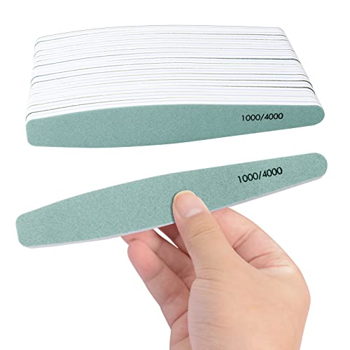 Diesisa 15pcs 1000/4000 Grit Nail Files for Natural Nails, Emery Boards for Natural Files, Double-Sided Nail Buffering Manicure Pedicure Nail Supplies Beauty & Personal Care Diesisa