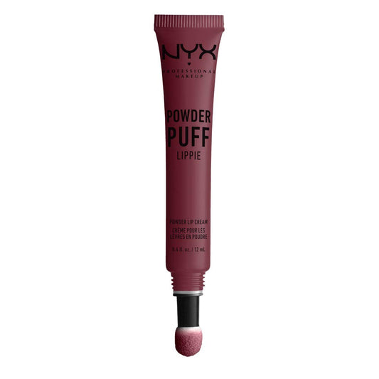 NYX PROFESSIONAL MAKEUP Powder Puff Lippie Lip Cream, Liquid Lipstick - Moody (Cool Toned Plum) Beauty & Personal Care NYX PROFESSIONAL MAKEUP
