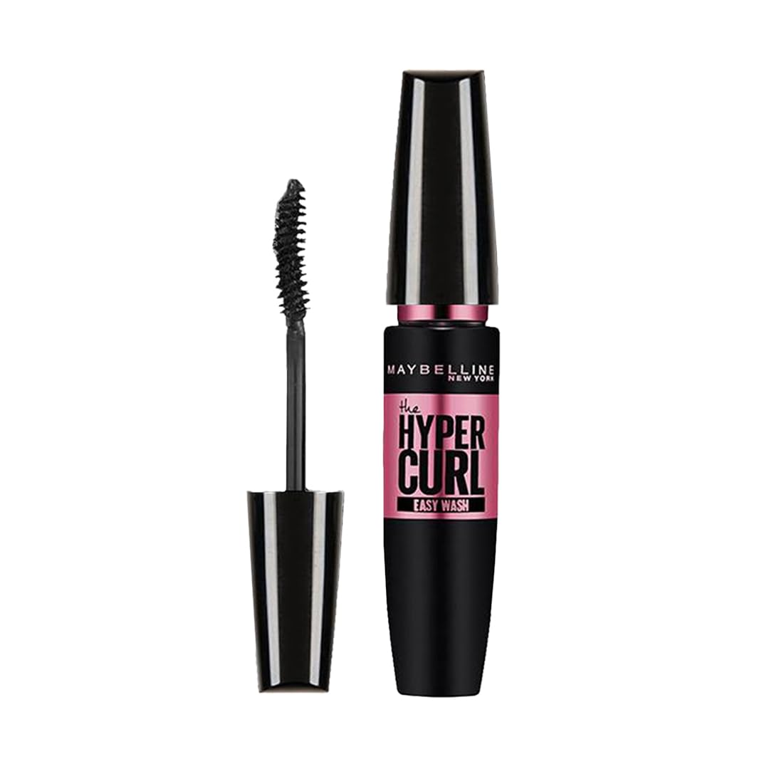 Maybelline Volum Express Hypercurl Plain Black Wash off easily Mascara
