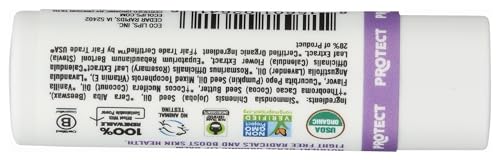 Protect Lip Balm Vanilla Lavender ECO LIPS 0.15 oz Stick Beauty & Personal Care Eco Lips