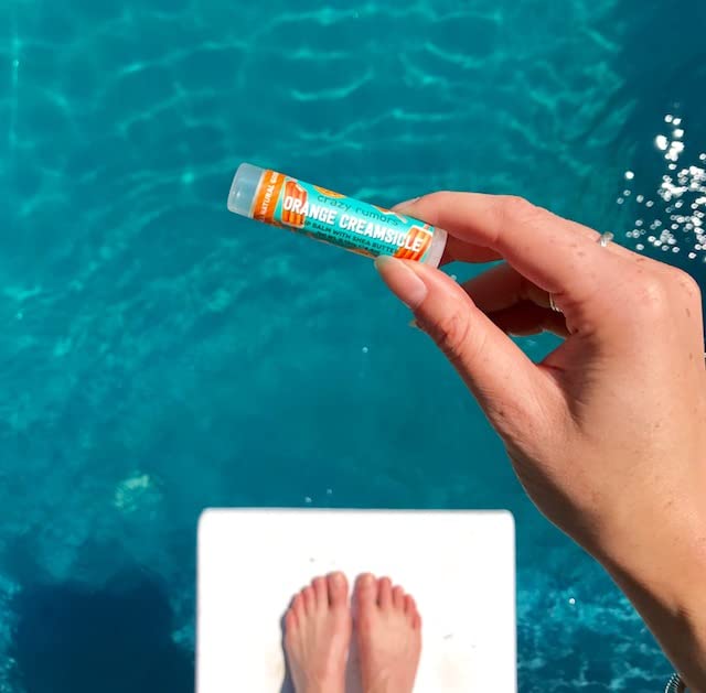Crazy Rumors Orange Creamsicle Lip Balm. 100% Natural, Vegan, Plant-Based, Made in USA (1-Pack) Beauty & Personal Care Crazy Rumors