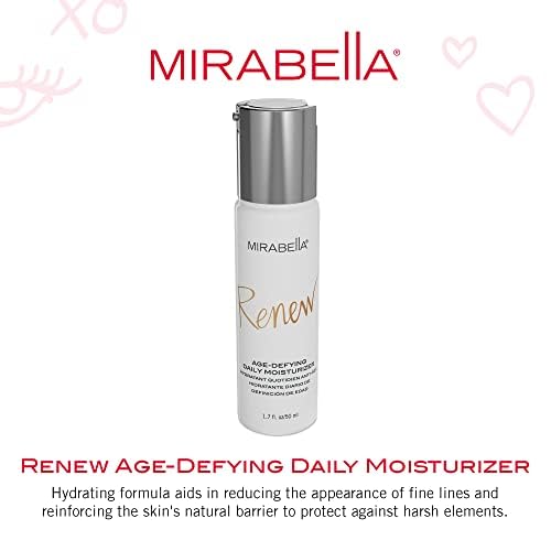 Mirabella Renew Age-Defying Daily Moisturizer for Face, Hydrating Face Moisturizer Helps Reduce Appearance of Fine Lines, Wrinkles and Dark Spots Beauty & Personal Care Mirabella
