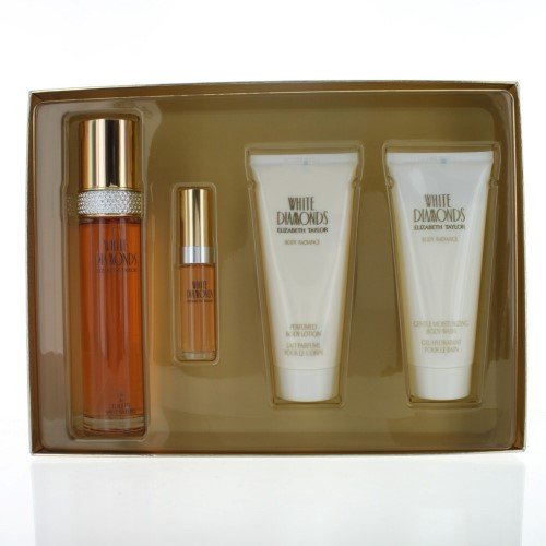 Elizabeth Taylor White Diamonds Gift Set For Women 4 pc Beauty & Personal Care WHITE DIAMONDS