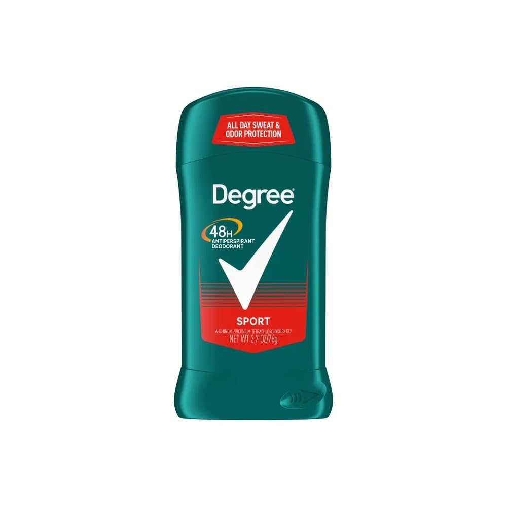 Sport Invisible Antiperspirant & Deodorant Stick by Degree for Men - 2.7 oz Deodorant by Degree Beauty and Personal Care Degree