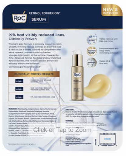 Roc retinol correxion serum - firms & reduces of wrinkles 1.7 fl oz, 2 Pack Beauty & Personal Care RoC