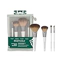 EcoTools On-The-Go Makeup Brush Kit, Travel-Friendly Brush Set, Mini-Size Makeup Tools for Powders, Blush, Bronzer, & Eyeshadows, Eco-Friendly Beauty & Personal Care EcoTools