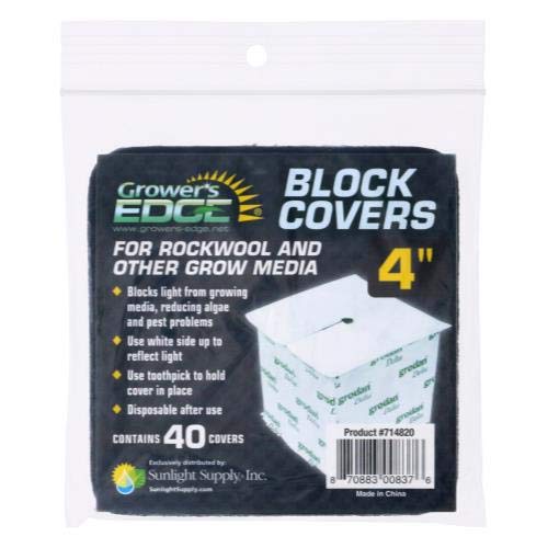 BLOCK CVRS 4 in. Qty. 40 Beauty and Personal Care Grower's Edge
