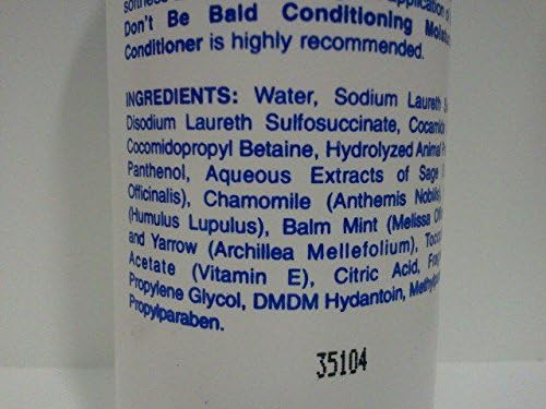 Baby Don't Be Bald] CONDITIONING MOISTURIZING SHAMPOO FOR SHINIER HAIR 8OZ Beauty & Personal Care Baby Don't Bald