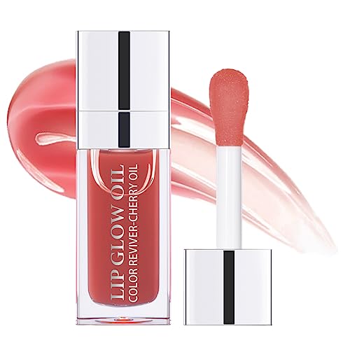 Fovcos Hydrating Lip Glow Oil, Moisturizing Lip Glow Oil, Lip Plumper Gloss, Transparent Lip Gloss, Lip Oil, Plumping Lip Oil, Lip Balm, Tinted Lip Beauty & Personal Care Fovcos