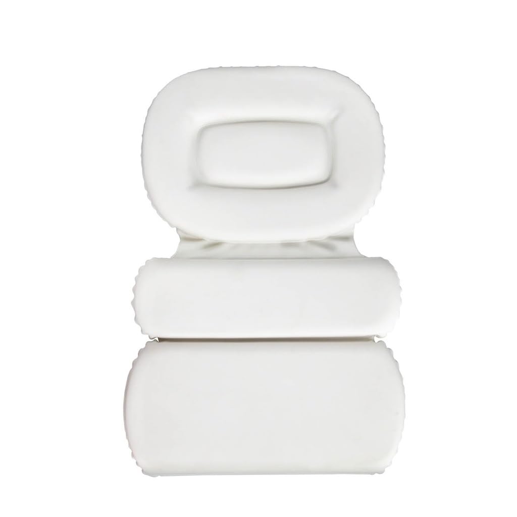 YMGSCC PU Tri-fold Sponge Bath Pillow Bathtub Bathroom Headrest Suction Cup Beauty and Personal Care YMGSCC