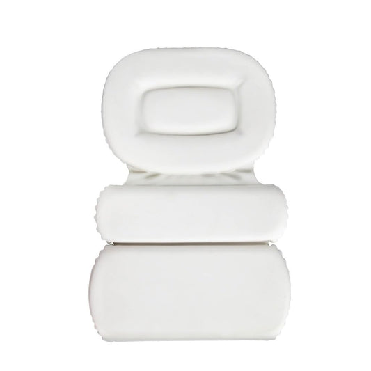 YMGSCC PU Tri-fold Sponge Bath Pillow Bathtub Bathroom Headrest Suction Cup Beauty and Personal Care YMGSCC