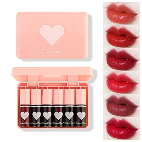 Eakroo 6 Colors Lip Tint Stain Mini Liquid Lipstick, Lip Stain Long Lasting Waterproof, Lip Stain, Korean Lip Tint, Lip Gloss, Cute Stuff, Korean Beauty and Personal Care Eakroo Default Title