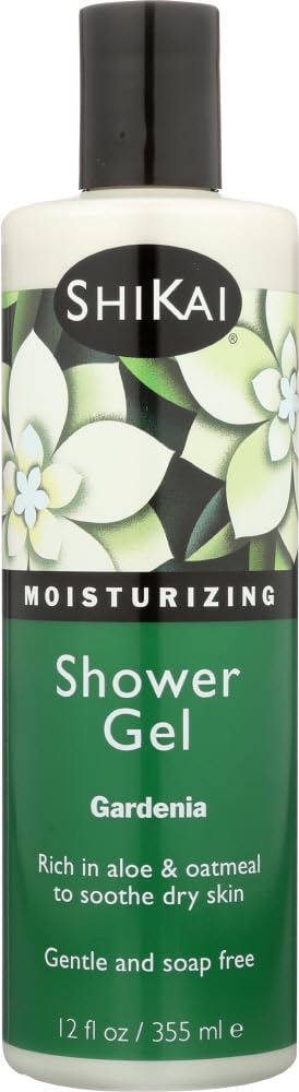ShiKai All Natural Moisturizing Shower Gel, Gardenia, 12-Ounces (Pack of 3) Beauty & Personal Care ShiKai