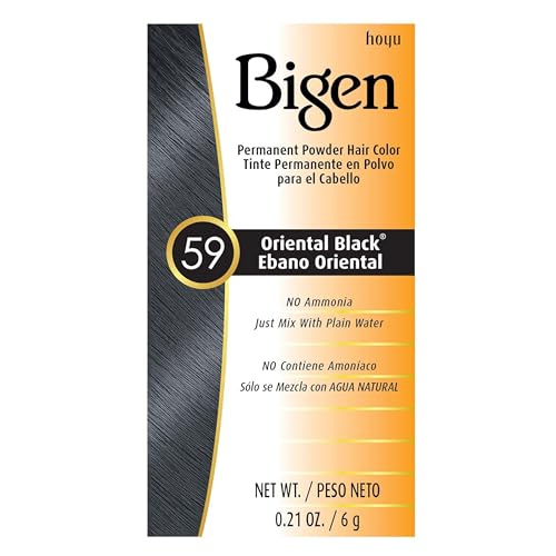 Bigen Permanent Powder Hair Color 59 Oriental Black 1 ea (Pack of 2) Beauty & Personal Care Bigen
