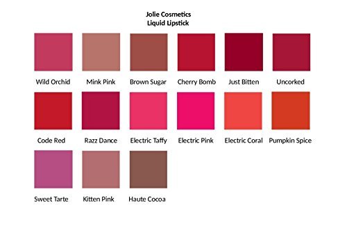 Jolie Liquid Lipstick - Luxurious, Creamy Lipstick W/Wand Applicator (Sweet Tarte) Beauty & Personal Care JOLIE. IMPECCABLE ME