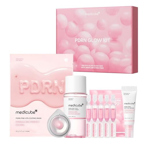 medicube Salmon DNA PDRN Glow Kit - Travel Essential Mini Skincare Set Beauty and Personal Care medicube Default Title