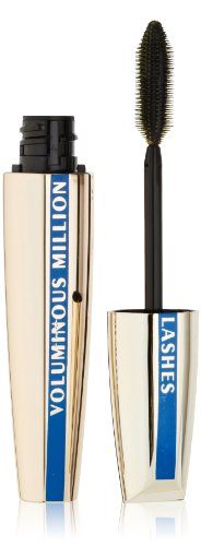 L’Oreal Paris Makeup Voluminous Million Lashes Mascara, Volumizing Collagen Infused Eye Makeup, Amplifying Mascara Brush, Waterproof, Blackest Black Beauty & Personal Care L'Oreal Paris