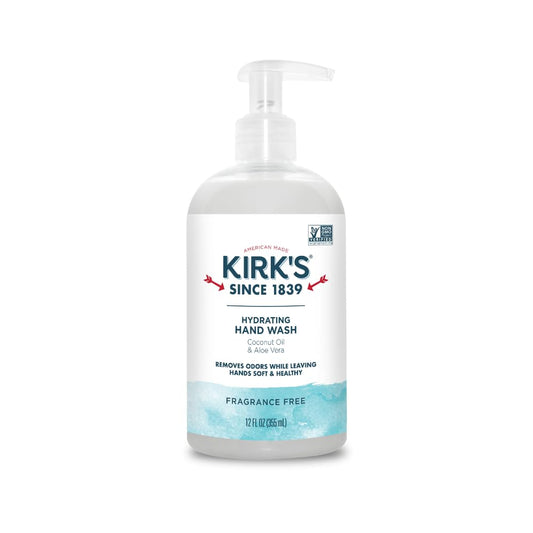 Kirk's Hydrating Hand Wash - Made with Coconut Oil and Aloe Vera, With Odor Neutralizing Technology To Help Eliminate Odors, Non-GMO, Vegan, Fragrance Beauty & Personal Care Kirk's